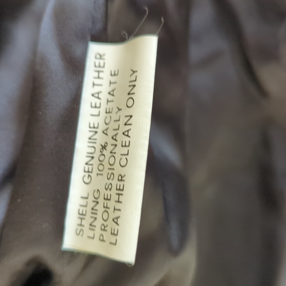 Tannery West Black Leather Motorcycle Jacket, S - Picture 5 of 5